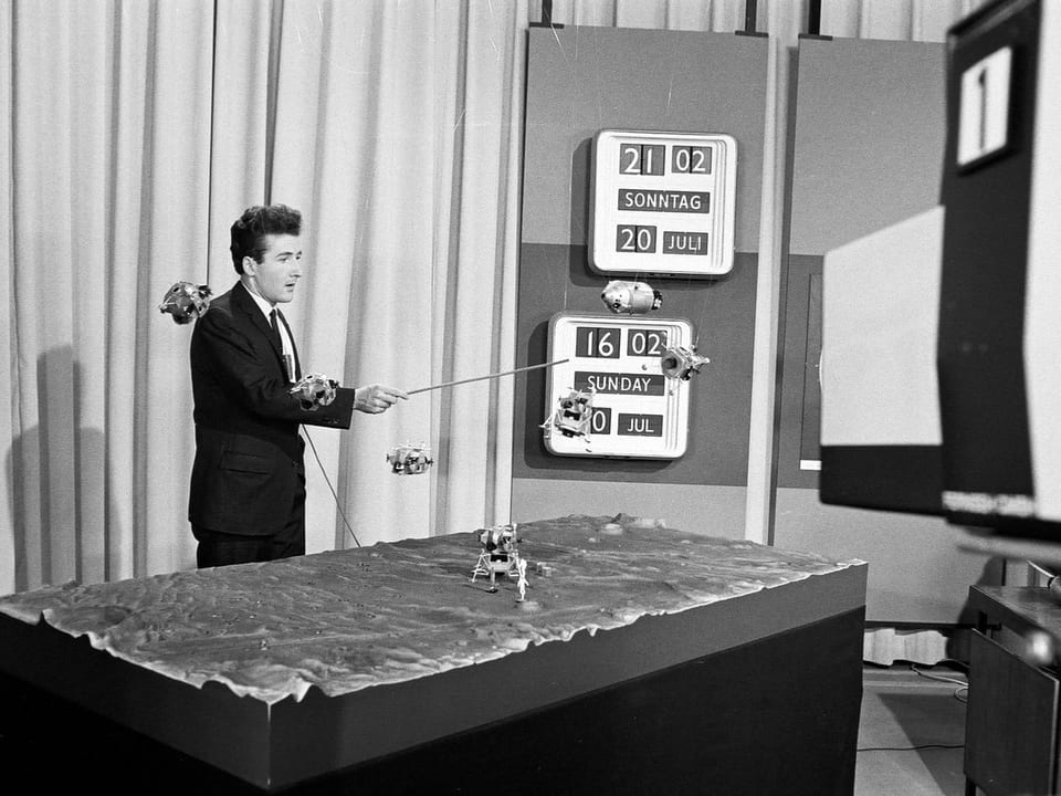 Bruno Stanek 1969 während der TV-Sendung.