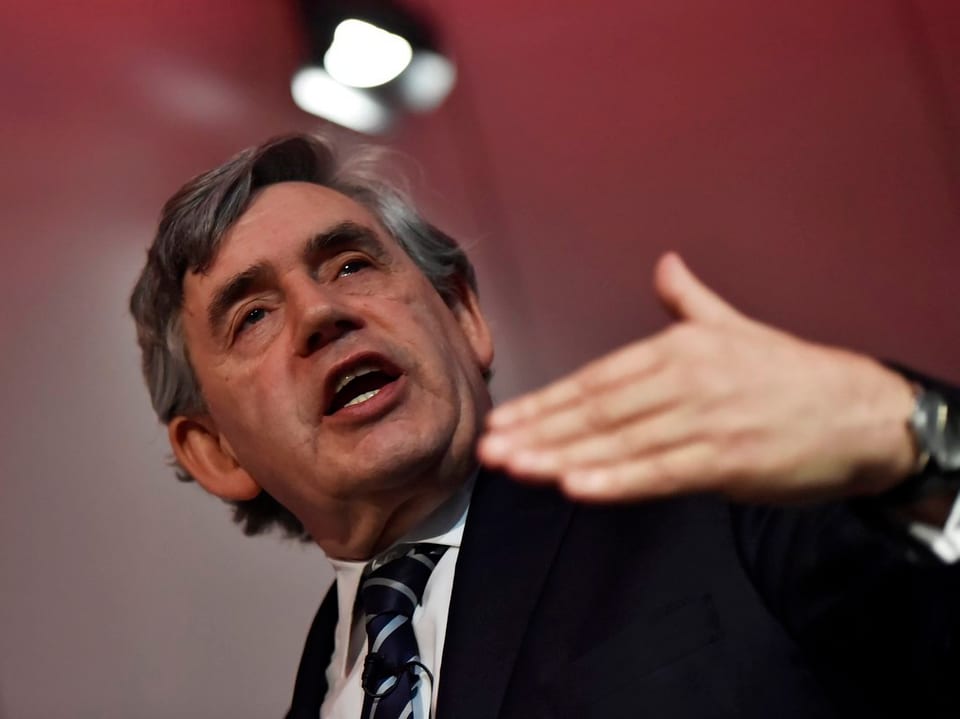 Gordon Brown.