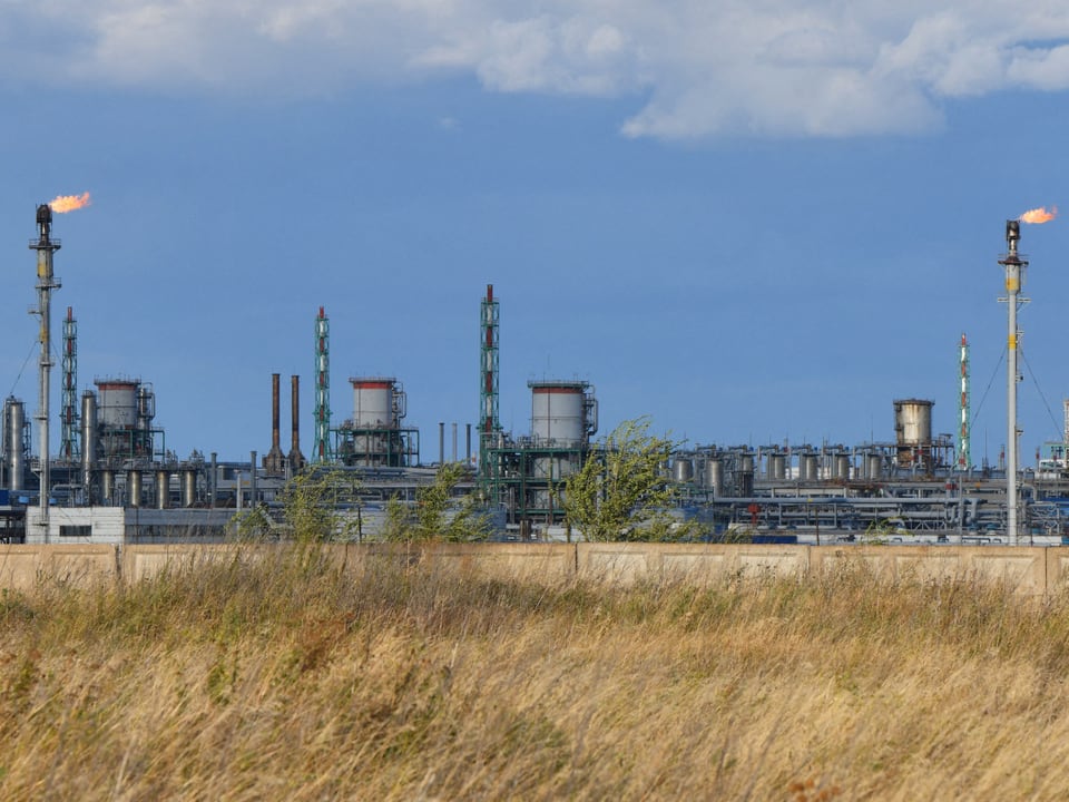 Gazprom-werk in Region Orenburg