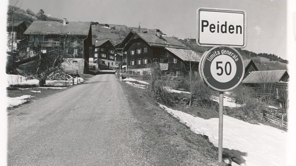 Peiden rutscht wegen hochwasser schon seit Jahrzehnten