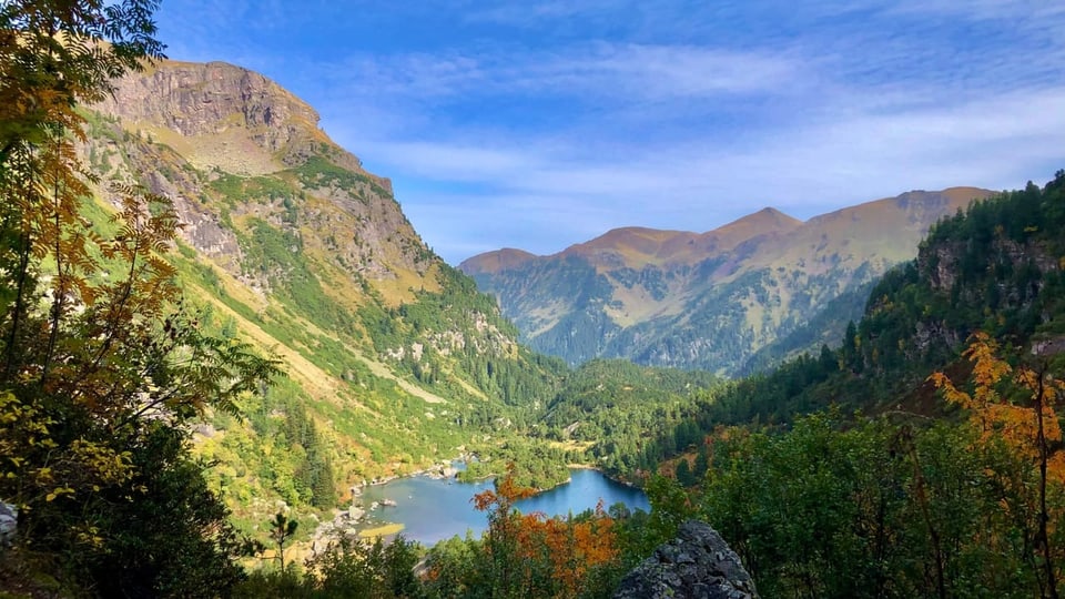 Blick auf den unteren Murgsee.