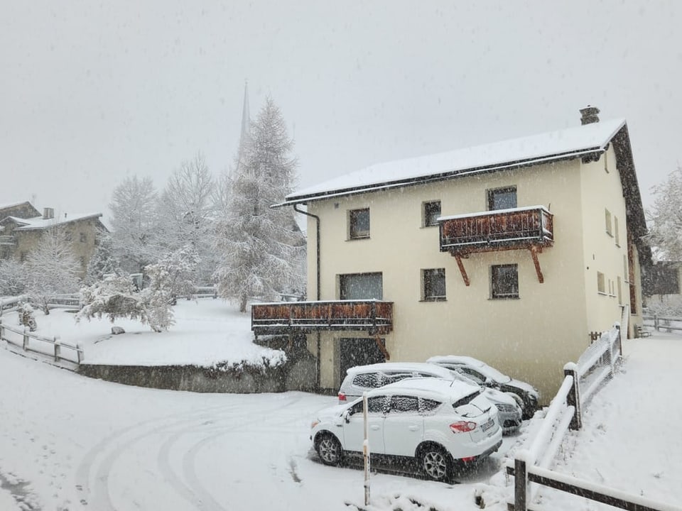 Schnee auf den Strassen.