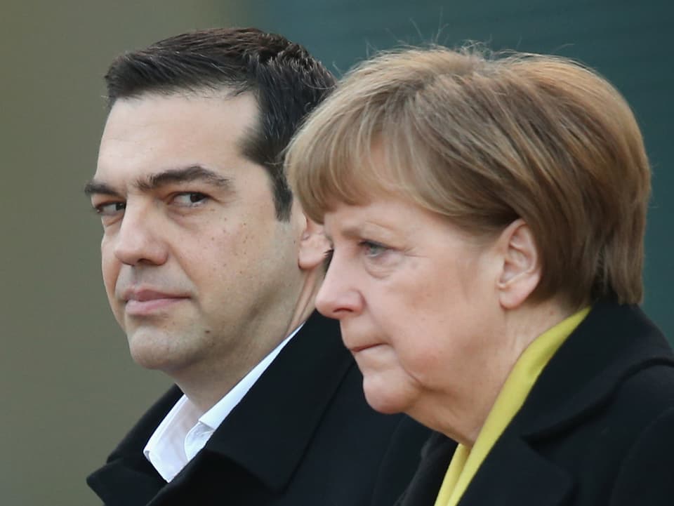 Tsipras und Merkel