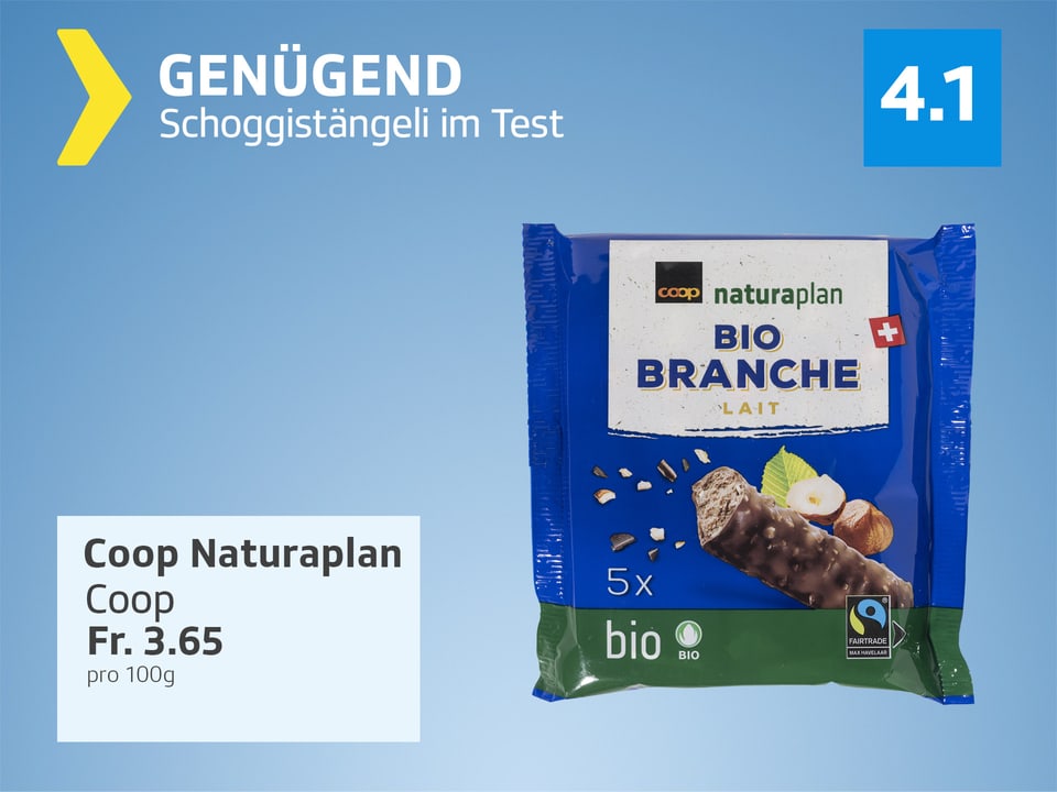 Coop Naturaplan Schoggistängeli