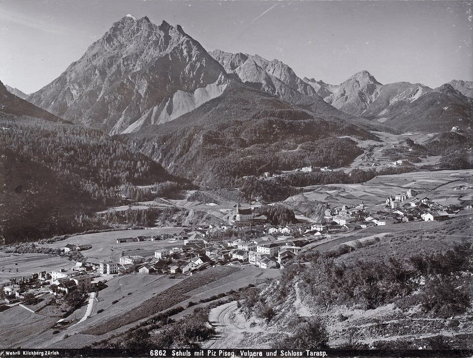 Luftaufnahme von Scuol