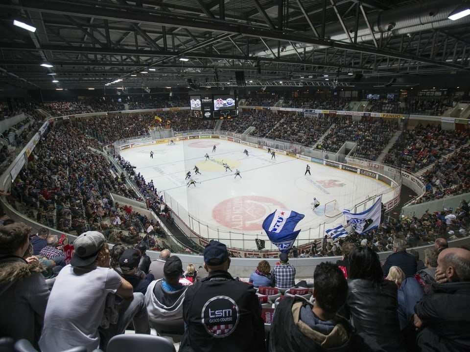 Blick in die Bieler Arena