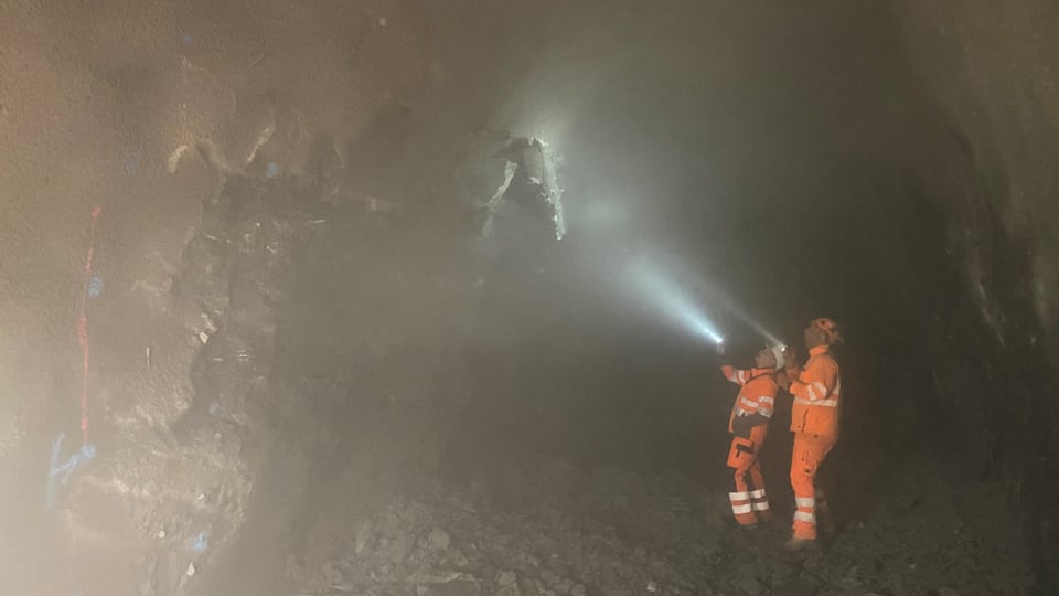 Rutschung Brienz, Sondierungsstollen 