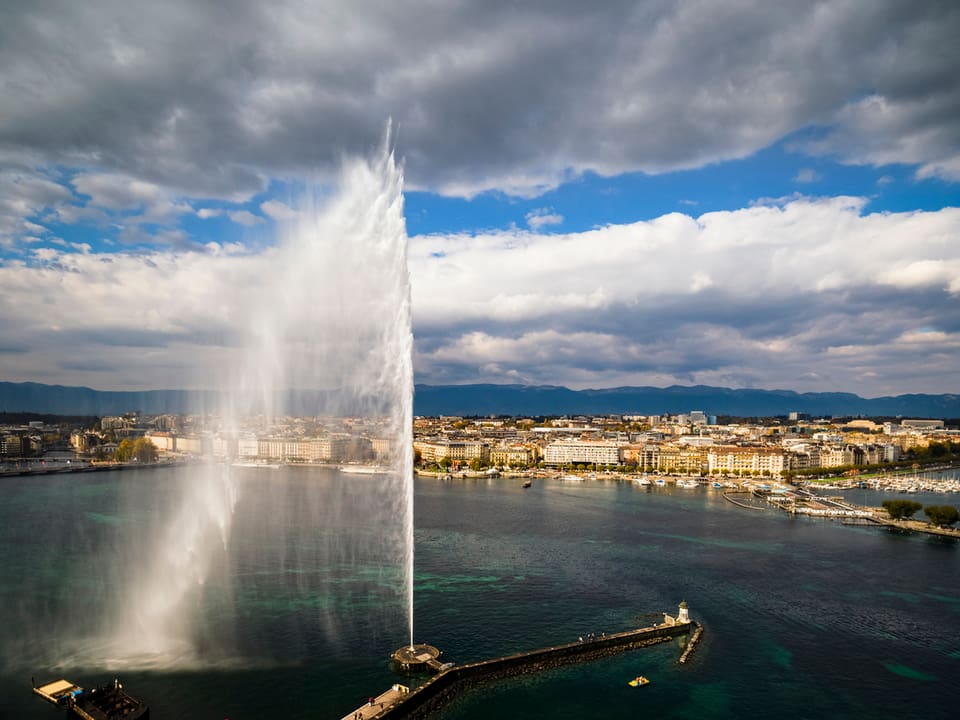 Jet d'eau in Genf