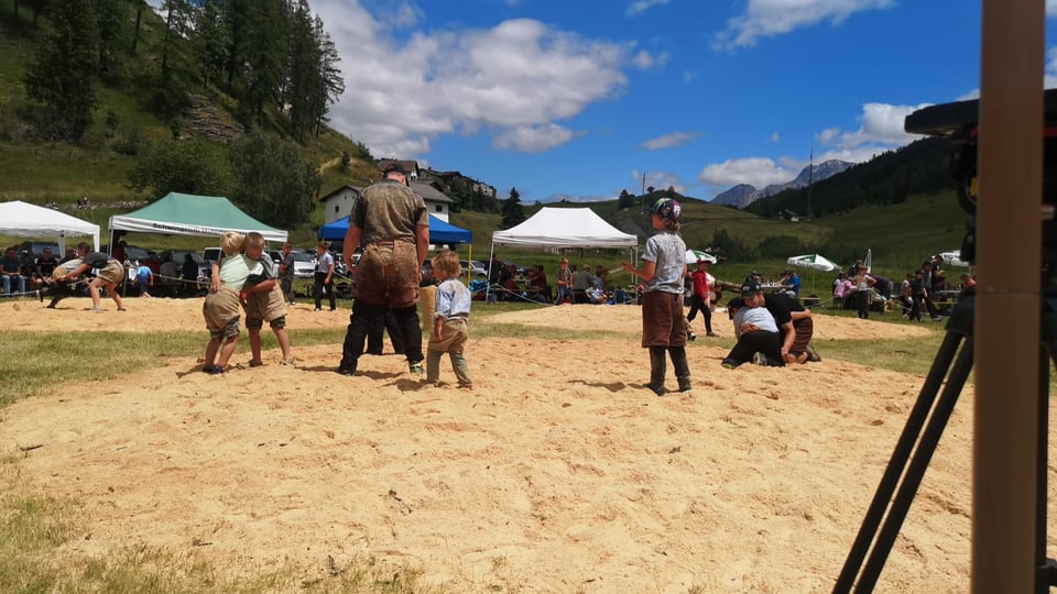 Schwingfest in Tarasp