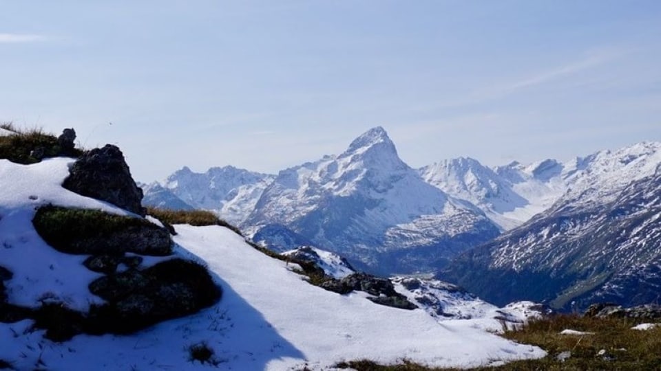 Berge in Graubünden: Piz Platta