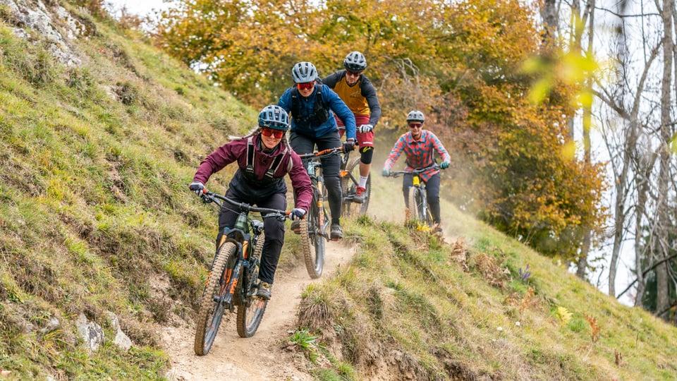 Mountainbike-Trail in der Weissen Argen