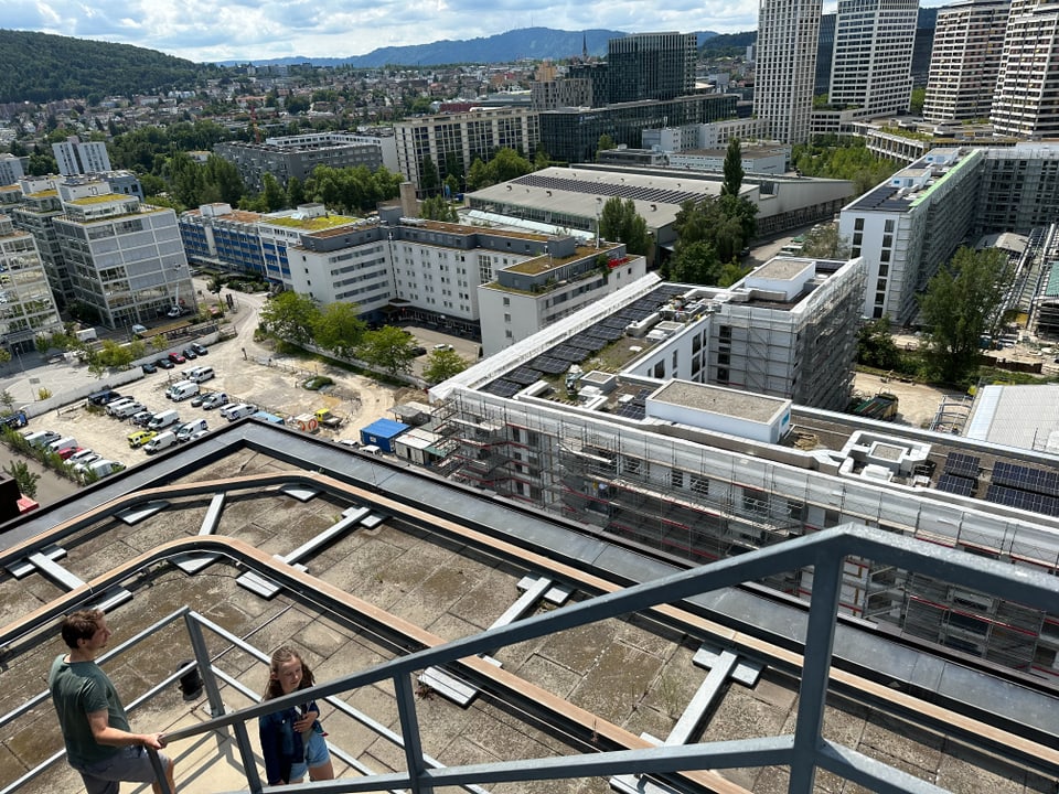 Aussicht über Zürich Oerlikon