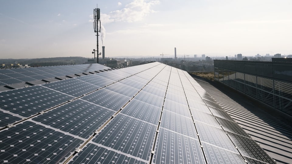 Solaranlage auf Dach