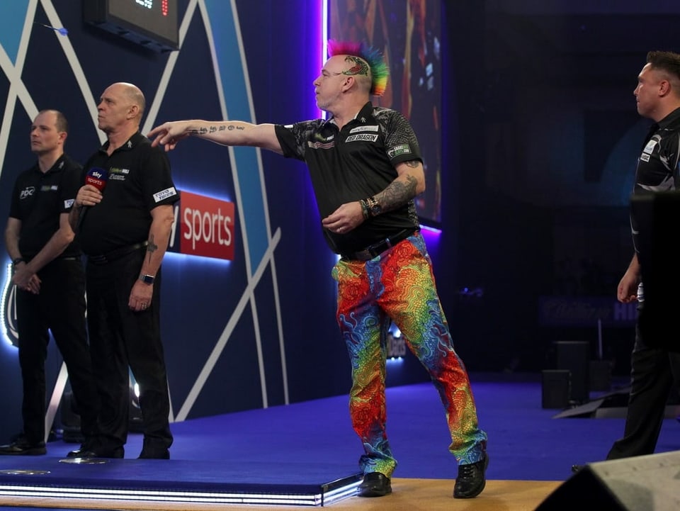 Peter Wright im Halbfinal.