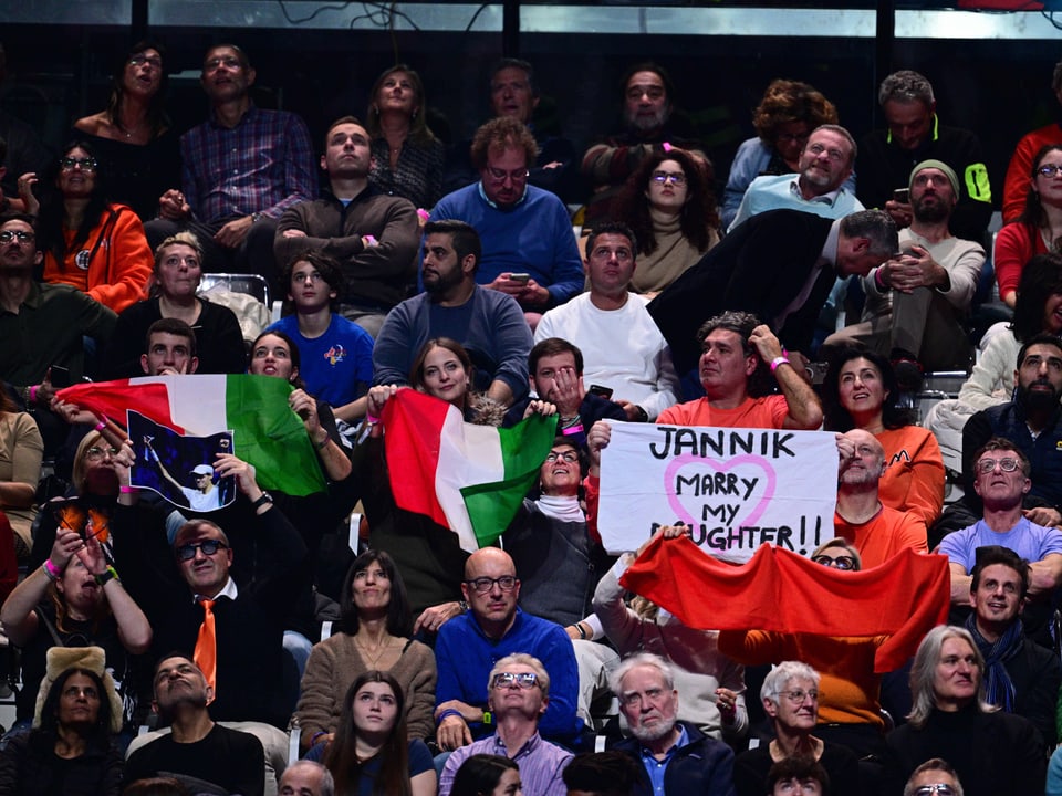 Die italienischen Fans in Turin machten ordentlich Stimmung.