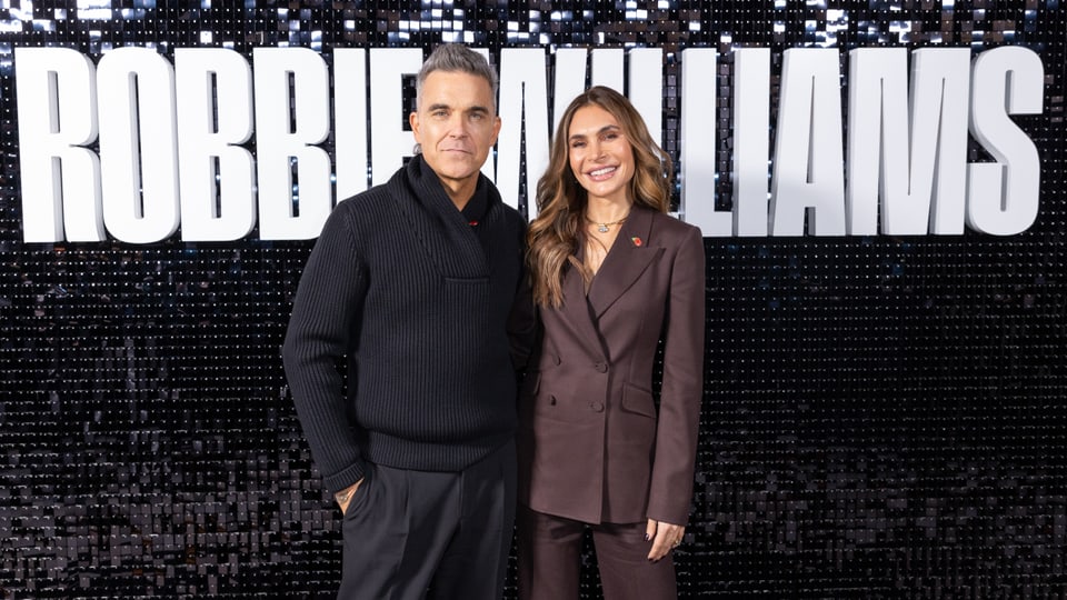 Robbie Williams und Ehefrau Ayda Field