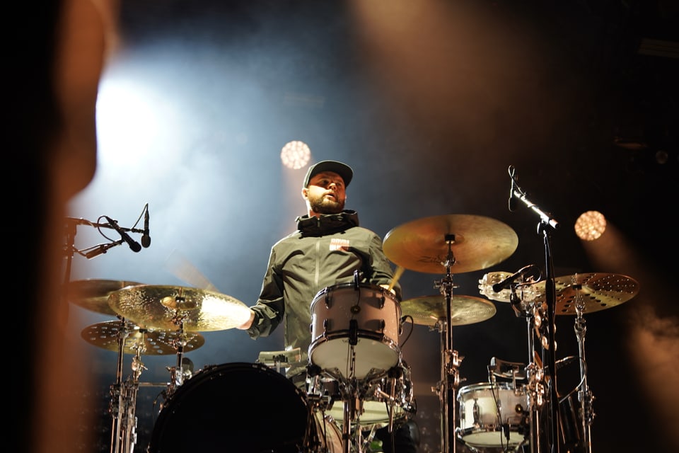 Ben Thatcher der Drummer vom Rockduo Royal Blood.