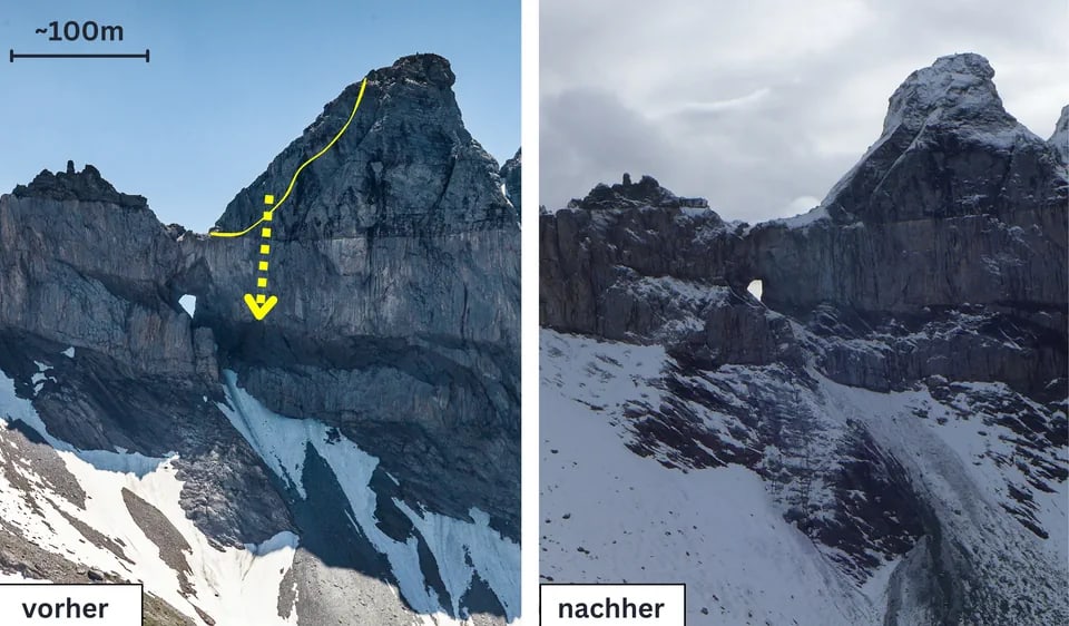 Bergsturz bei Tschingelhorn