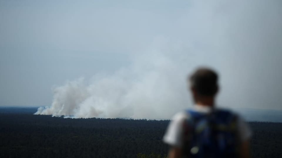 Rauchschwaden über Grunewald