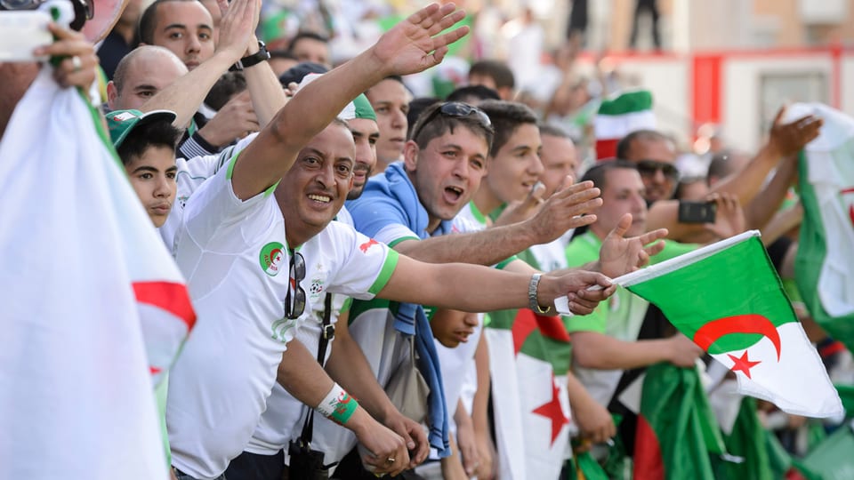 Algerische Fans.