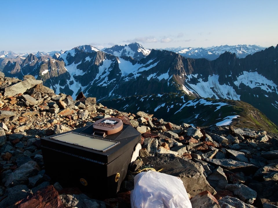 Noch genauer: Diese Toilette steht im North Cascades National Park. 