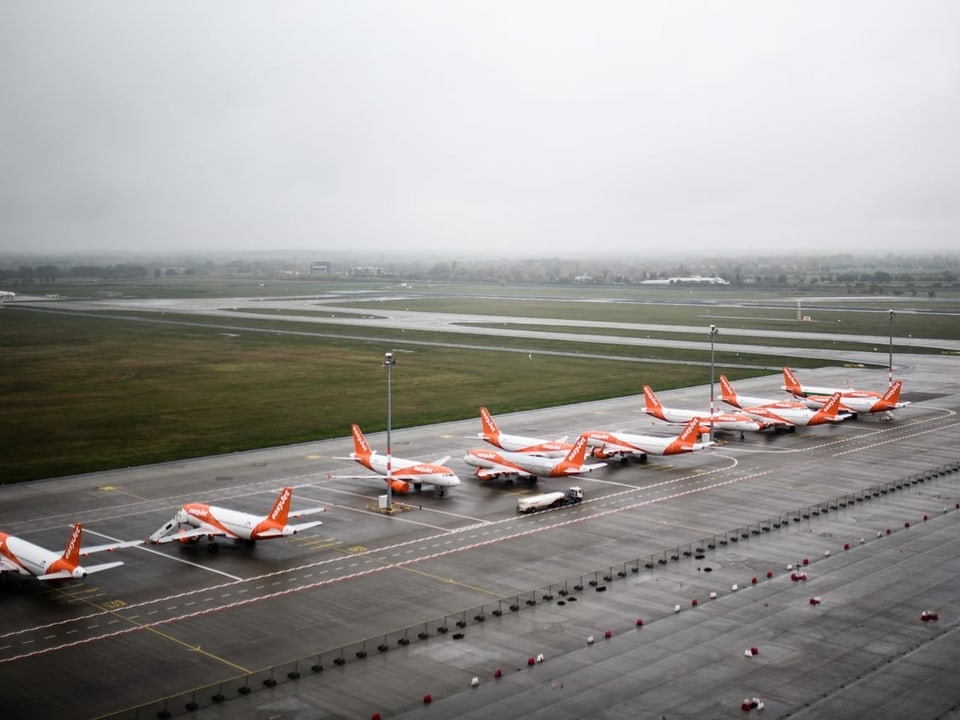 Neuen Flieger von Easyjet.