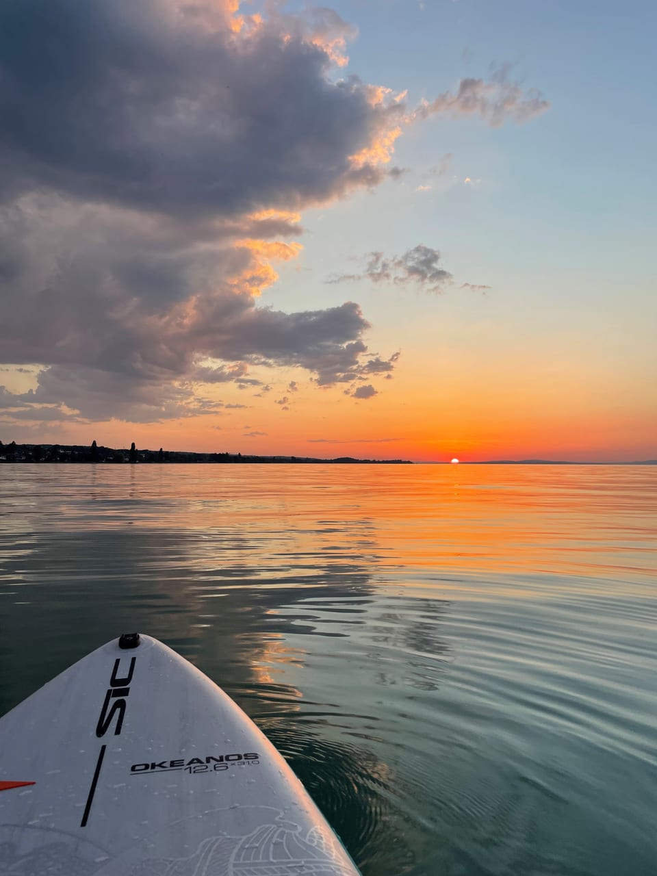 Bodensee in Abendstimmung.