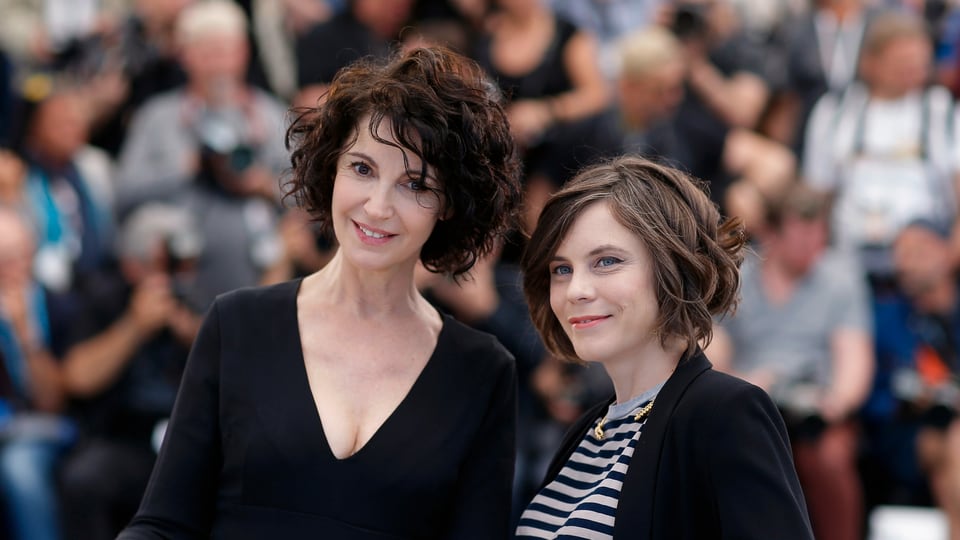 Zabou Breitman und Éléa Gobbé-Mévellec während des Foto-Calls in Cannes 2019.