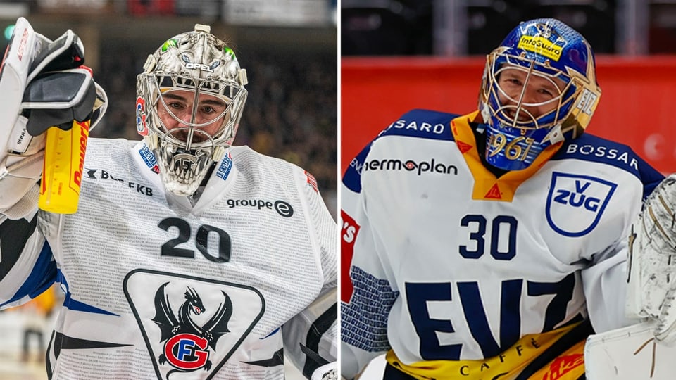 Reto Berra und Leonardo Genoni.