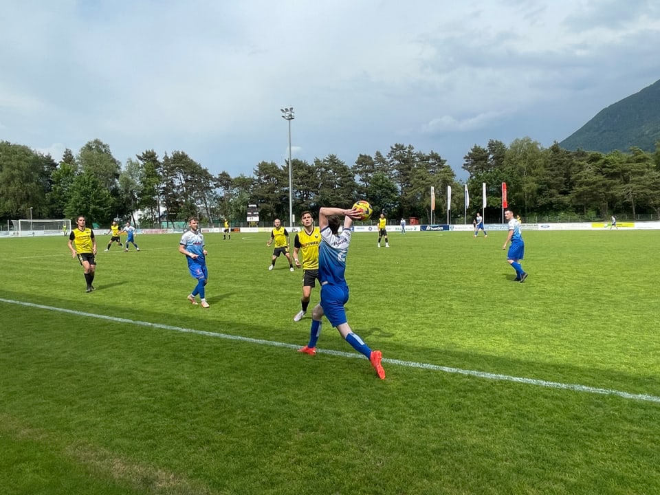 Finalspiel Valposchiavo Calcio gegen Eschen/Mauren