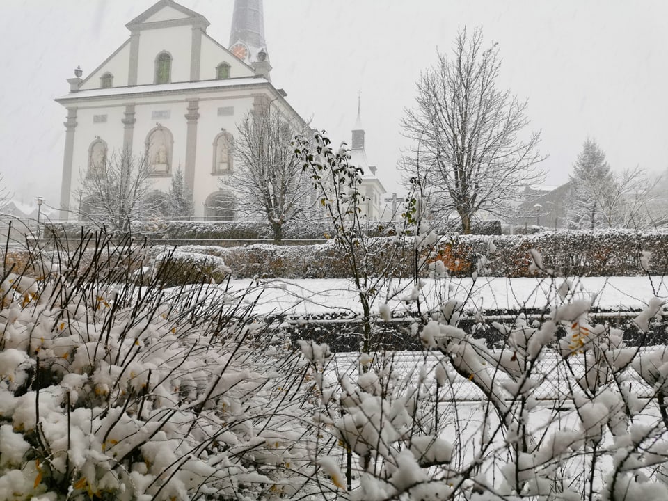 Der Winter ist jetzt auch im Flachland angekommen.