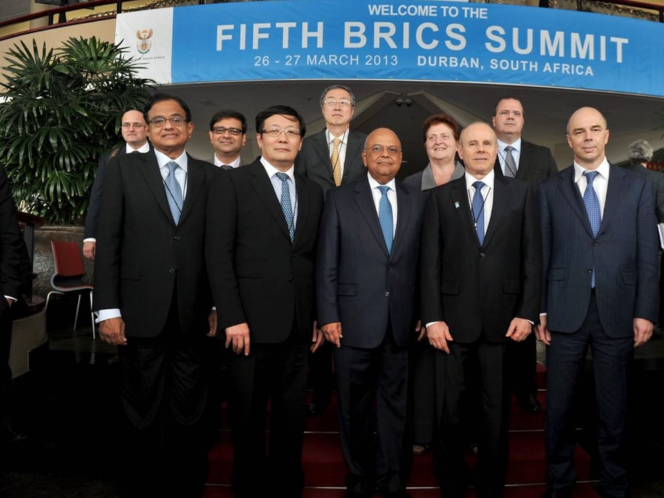 Gruppenbild am Brics-Treffen.