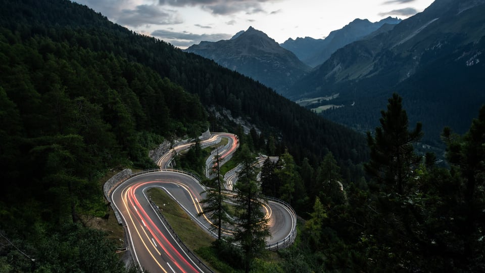 Malojapass in Graubünden