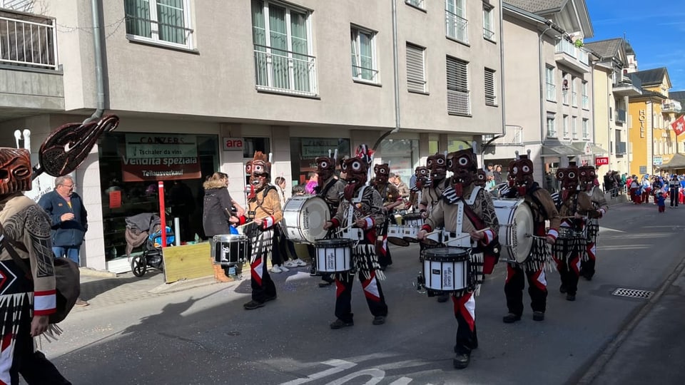 Fasnachtsumzug Disentis/Mustér