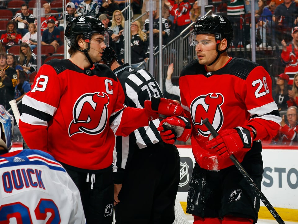 Nico Hischier und Timo Meier.