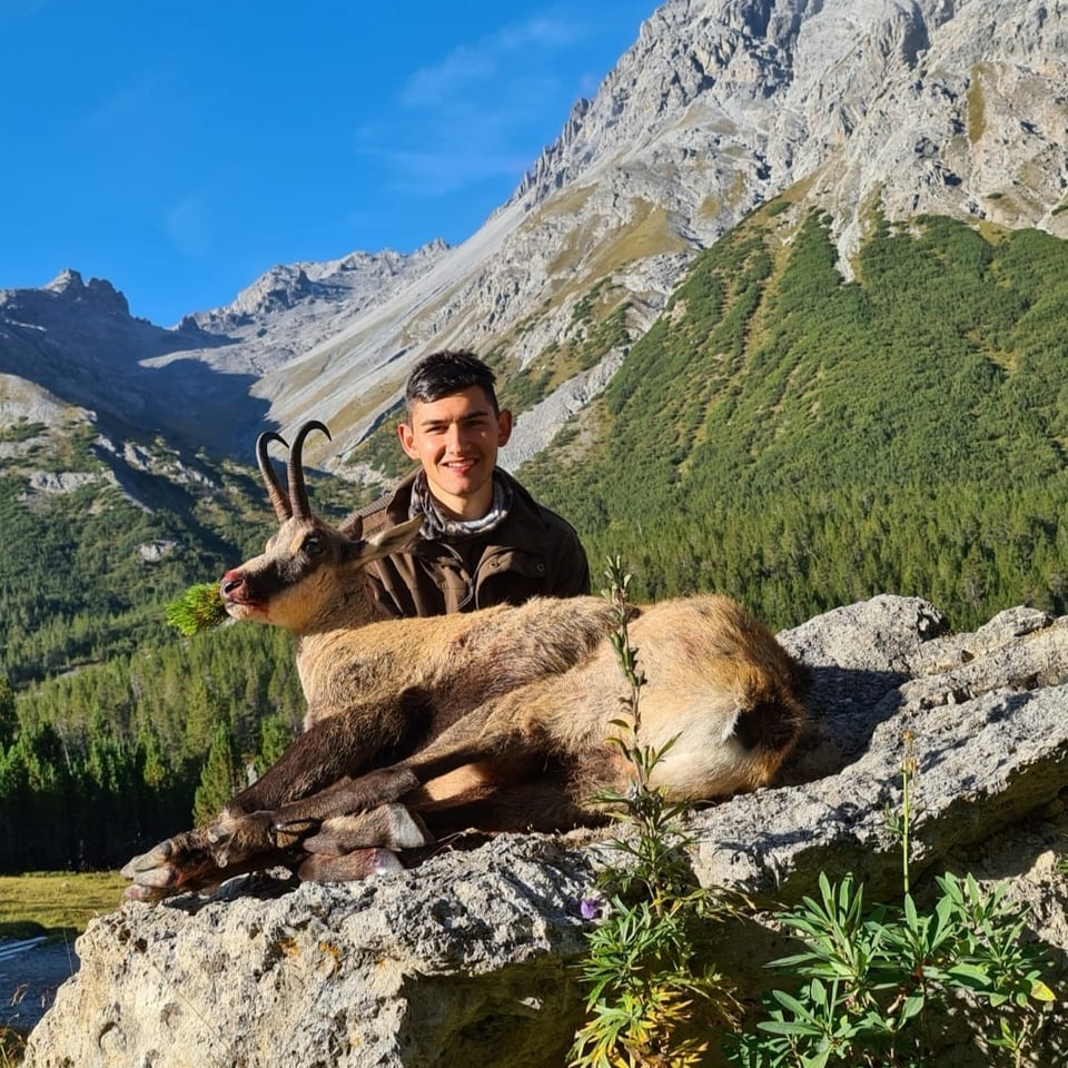 Buc da chamutsch da 10 onns, sajettà da Janic Fallet ils 7 settember en la Val Mora.