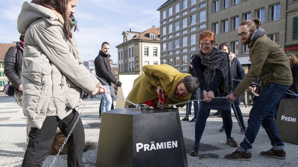 Aktion auf dem Bundesplatz