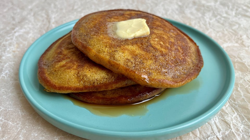 Kürbis-Pancakes