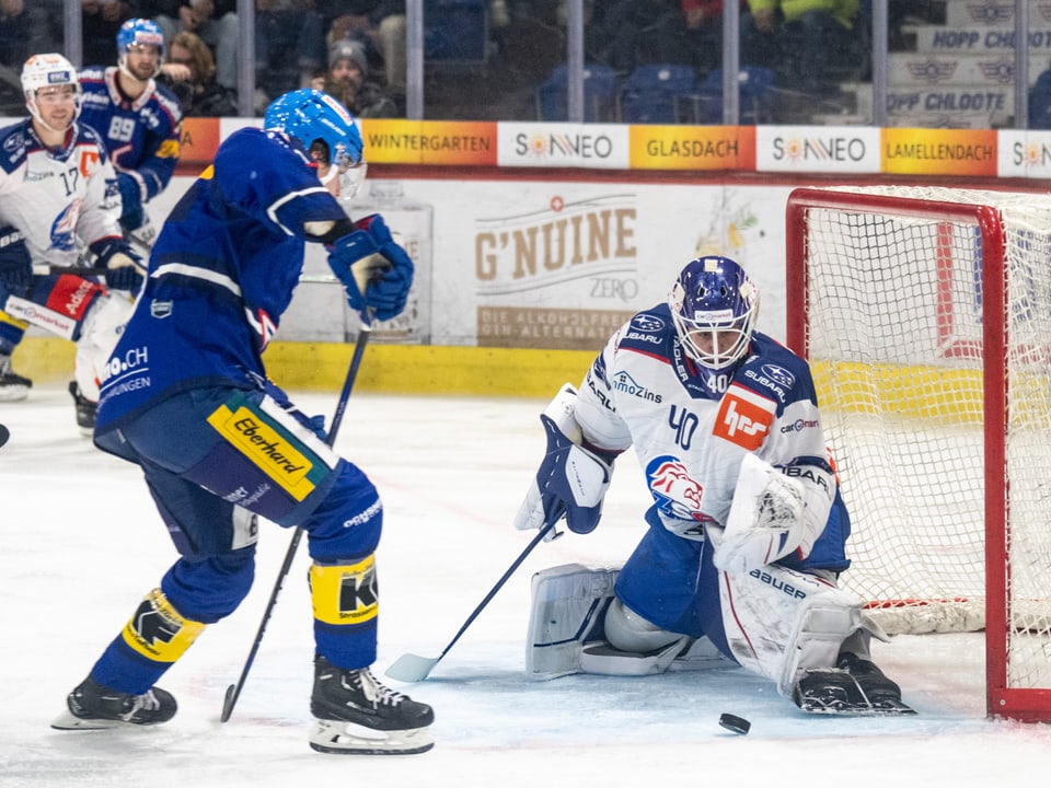 Robin Zumbühl im ZSC-Tor.