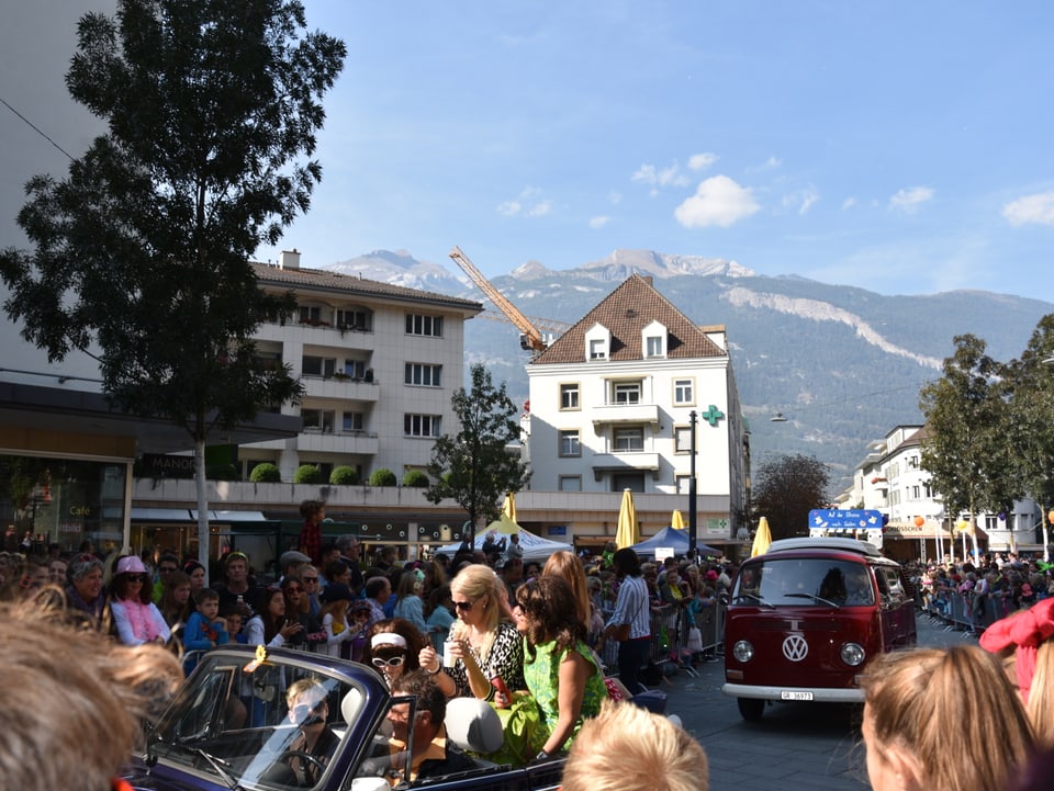 In oldtimer e davostiers in bus da VW.