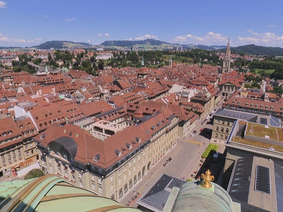 Ausblick über die Stadt Bern