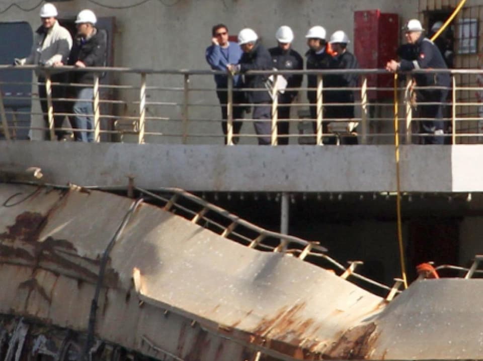 Schettino an Bord der «Costa Concordia».