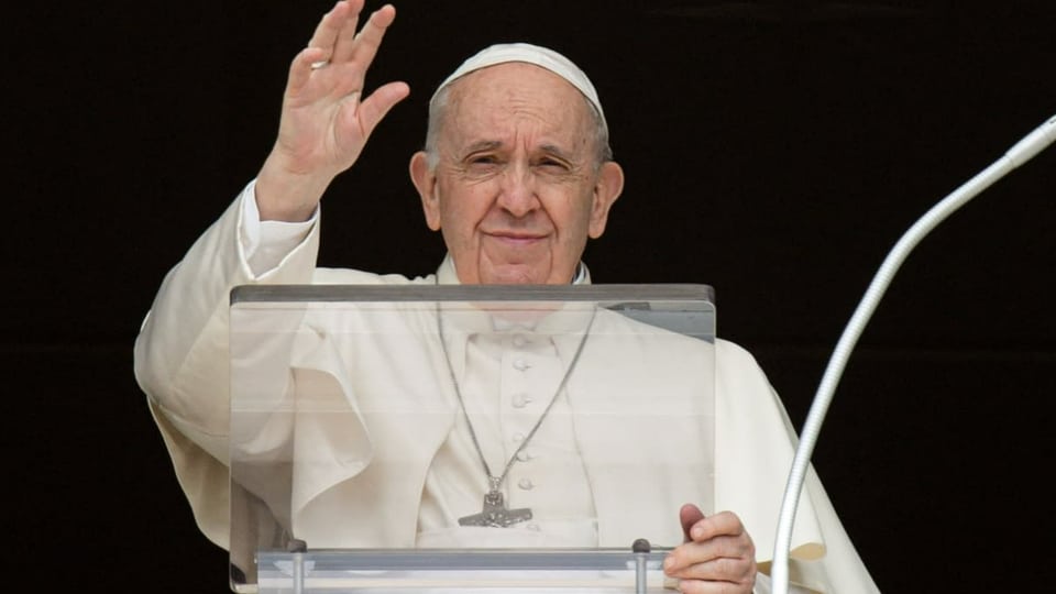 Papst Franziskus beim Angelusgebet im Vatikan.