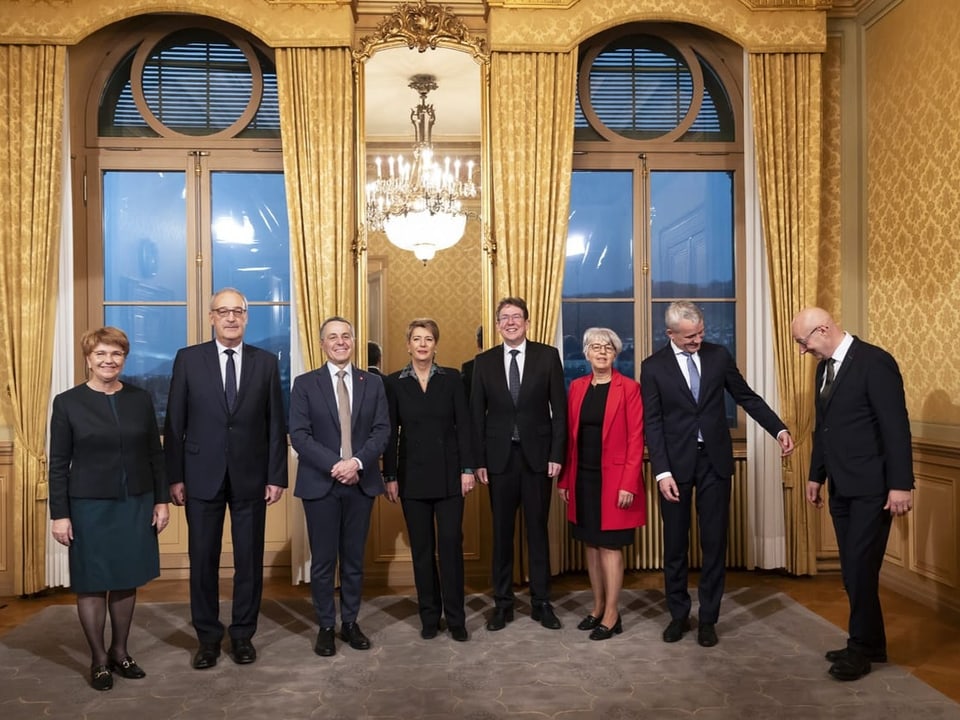 Gruppenbild Bundesrat.