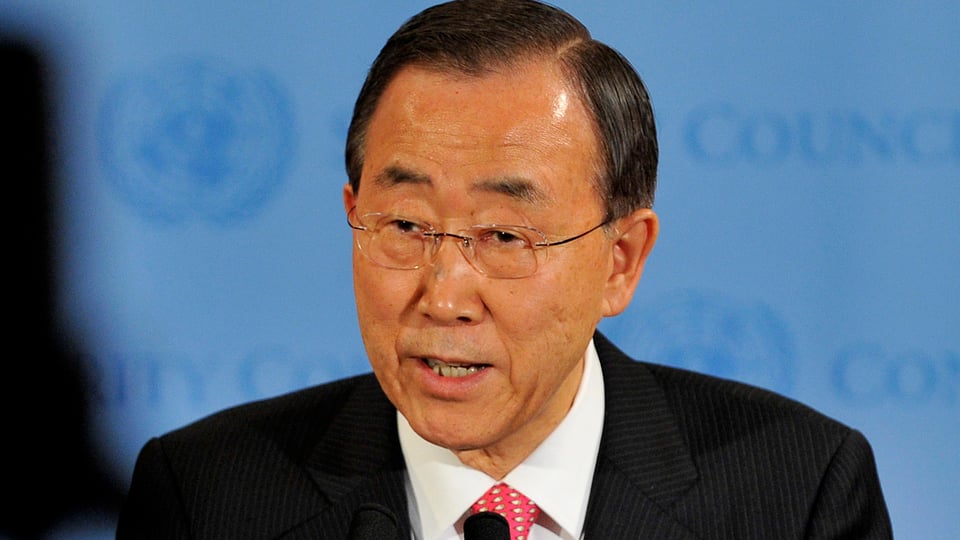 UNO-Generalsekretär Ban Ki Moon