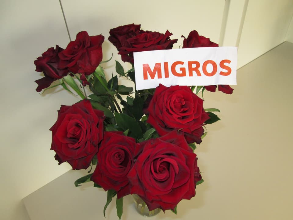 Rosen nah von Migros