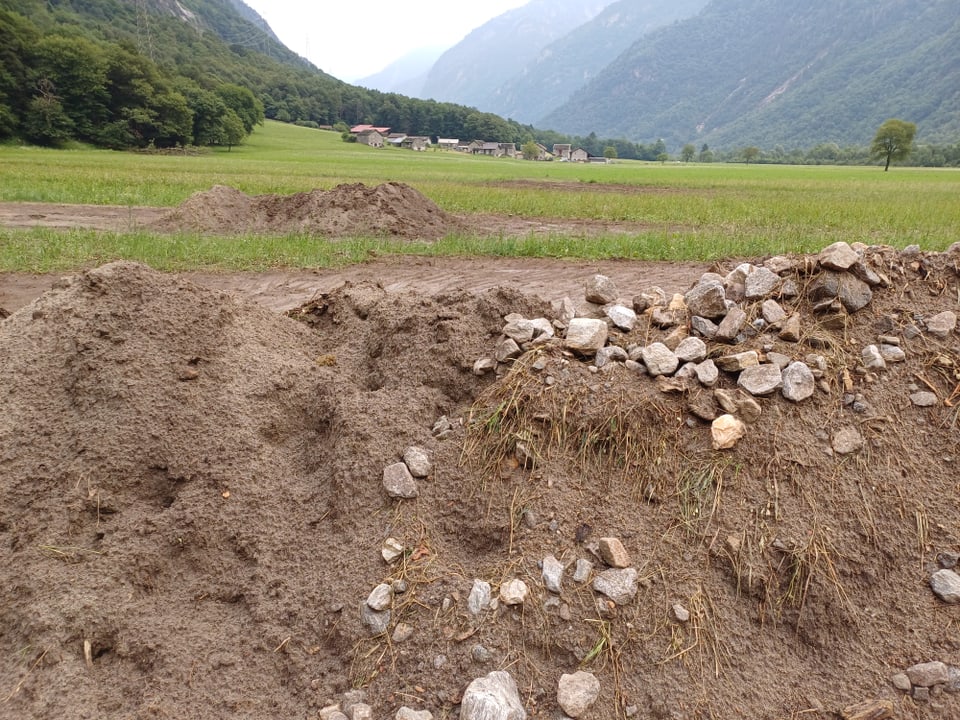 So sieht die Situation mit den Schäden in Lostallo aus nach den Unwettern