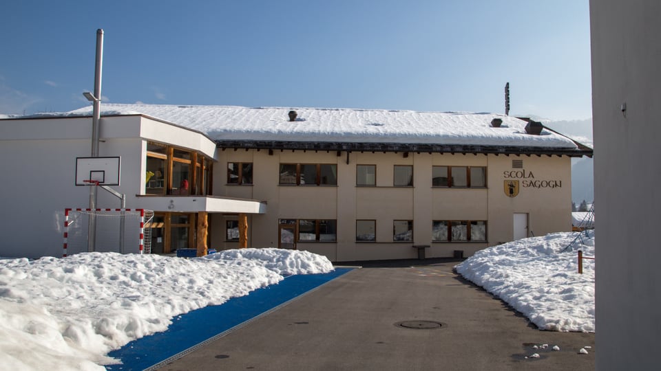 La sala da gimnastica sper la scola da Sagogn. 