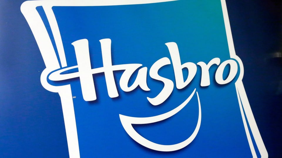 Das Logo der Spielwarenfabrik Hasbro.