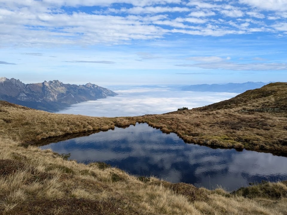 Nebelmeer Richtung Margelkopf 